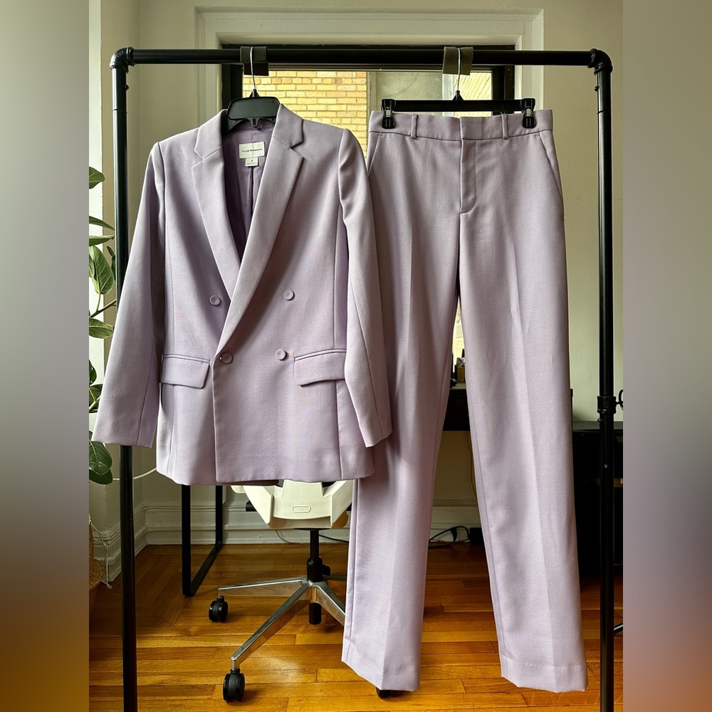 Club Monaco Lilac Suit-set